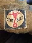 Vtg 1940s 1950s Spot Bilt Leather Football Cleats Shoes Sz 10 1 2 Grass