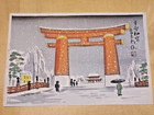 Assortment Of Vintage Japanese Prints Featuring  Senju Ohashi  Shibaura  Bashoan