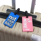 Funny Luggage Tags Set Of 6 Colorful Unique Travel Baggage Bag Tags Suitcase