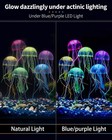 6 Pcs Glowing Jellyfish Ornament Decoration For Aquarium Fish Tank