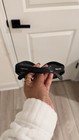 Supreme G6 Sunglasses Ss23g6 Black Oval Plastic Frame W  Black Plastic Lenses