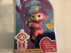 Pink Fingerlings Baby Monkey Bella Wow Wee Authentic Interactive Bonus Stand New