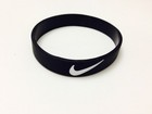 Nike Sports Baller Silicone Wristband Blk wht Logo  