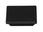 Jsp Plastic 2 x3 Inch Rectangle Tubing End Cap Plug Insert Black Or White