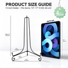 Plate Stands 12 Inch Black Iron Easel Photo Holder Display Frames Plates