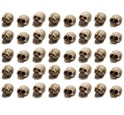 40pcs Mini Skull Figurine - Halloween Skeleton Head Statue And 0 7 Inch 40pcs