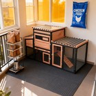 Outdoor Wooden Rabbit Hutch Hen House - Chicken Coop Run And Hutch For Backyard