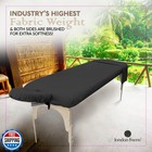 London Linens Soft Microfiber Massage Table Sheets Set 3 Piece Set - Includes