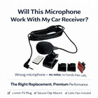 Microphone For Pioneer Dmh-w2700nex Dmhw2700nex Car Radio 2 5 Mm