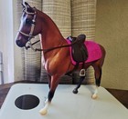Breyer Classic Freedom Series Jet Run Warmblood Standing With English Saddle  