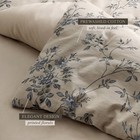 Jeremiah Brent Home 3pc King Floral  palacio  Cotton Comforter Set Beige