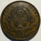 Province Of Canada - Bank Of Montreal - Penny Bank Token 1842 - Km-tn-19 