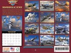 Vintage Airplane Calendar 2026 Grossman Warbirds Ww2 Aviation Monthly Wall Usa