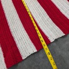 Handmade 72x42 Throw Blanket Red White Blue Crochet American Flag Stars