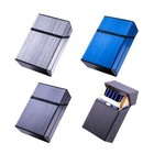 Pack Aluminum Cigarette Case Metal Cigarette Hard Box Holder For Men And Wome   