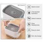 2 In1 Kitchen Liquid Soap Pump Abs Dispenser Sponge Holder Press Countertop Rack