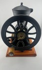 Vtg  Cast Iron Single Wheel Manual Universal Coffee Grinder Freestanding Counter
