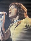 Mick Jagger Of The Rolling Stones      Poster - Very Rare - 1972 24 5x37 Excellent