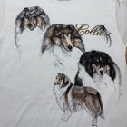 Vintage 1994 Collie Dog Breed Pets Single Stitch Graphic T-shirt Usa Made Medium