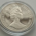 1995 Gibraltar  preserve Planet Earth   Sperm Whale Cuni Coin Bu Free Shipping