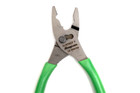 Snap On Tools New Hj47acfg Green Soft Grip 8  Flank Jaw Slip Joint Pliers Usa