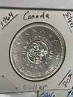 1964 Canada Silver Dollar Charlottetown Commemorative Bu Uncirculated   2 - 1968