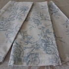 3 Lauren Ralph Lauren Light Blue Floral Roses Napkins 3 Vguc