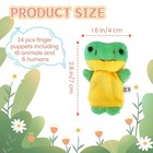 24 Pcs Finger Puppets Set soft Plush Finger Puppet Toys For Kids storytime Le   