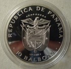 Panama  5 Balboa Proof Silver Coin  1979 - Low Mintage Of 6 854 Coins