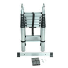 18 4ft Telescopic Ladder Collapsible Extension Step Ladder A-frame Sliver
