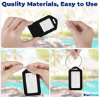 10 Travel Luggage Bag Tag Plastic Suitcase Baggage Office Name Address Id Label