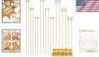 900 Pcs Gold Eye Pins  Head Pins   Ball Pins For Exquisite Diy Jewelry Making