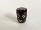Natsume Tea Caddy Tetsusen Long Lacquer Makie Vintage Authentic Rare