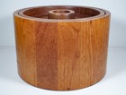 1960s Dansk Staved Teak Ice Bucket Mcm Danish Modern Jens Quistgaard Barware
