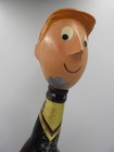 Vintage 1950s Plasto Mfg Blatz Beer Spelter Metal Waiter Bottle Boy Man Display