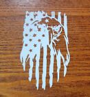 Usa Flag Eagle Distressed Decal Sticker Vinyl Graphic American Car Truck Window 
