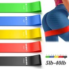 Sport Resistance Bands Loop Gym Exercise Yoga Strength Workout Fitness Butt Lift