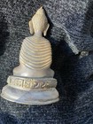 Antique Tibetan Buddhism Temple Medicine Buddha Statue Cast Brass
