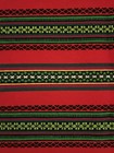 Vintage Ethnic Hand-woven Red Wool Multicolor Decorative Rug runner blanket