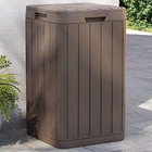 Outdoor Garbage Bin Trash Can Garden Waste Garbage Can Trash Bin Pp Vidaxl 