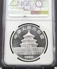 1989 China Silver 10 Yuan Panda Ngc Ms 68 Rare High Grade Beautiful Coin 1 Oz
