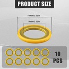 10pcs 26-830749 Gearcase Oil Drain Plug Gaskets Seals For Mercury Mariner