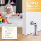 Magnetic Door Stop Holder Home Safety Stopper Guard Office Fitting Screws Catch