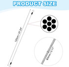 1 8  Dia Vinyl Coated Stainless Steel Cable With Loops  4ft  48   Flexible Wire 