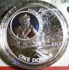 1- 2017 John F Kennedy 1 Oz   999 Frosted Silver Commemorative Coin