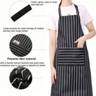 Adjustable Bib Apron With Pockets Cooking Baking Men Womens Dress Chefs Aprons