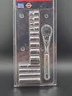 Nos Vintage New Craftsman Usa 14pc  Sae Usa 1 4    Dr Socket Wrench Set 34747