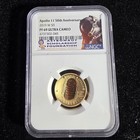 2019 W  5 Apollo 11 50th Anniversary 90  Gold Coin Ngc Pf69 Ultra Cameo T9198