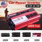 Pure Sine Wave Solar Converter 5000w Car Power Inverter Dc 12v To Ac 110v 4 Usb