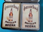 Vintage 1988 Anheuser Busch Playing Cards Budweiser Two  Decks In Tin Box new